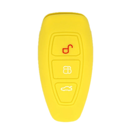 For Ford Focus/Mondeo 2pcs Folding Three-Button Key Protect Cover, Red, Pink, Orange, Yellow, Sky Blue, New Green, Purple, Black