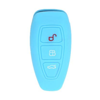 For Ford Focus/Mondeo 2pcs Folding Three-Button Key Protect Cover, Red, Pink, Orange, Yellow, Sky Blue, New Green, Purple, Black