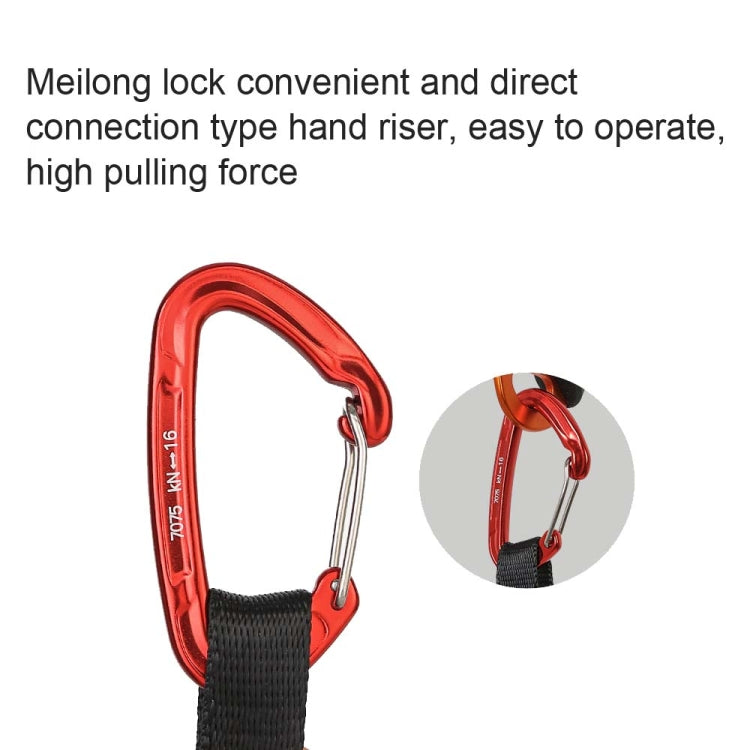 XINDA  Rock Climb Mountaineering Equipment Polyester Climbing Foot Padel Belt Ascending Device Band, 80-133cm