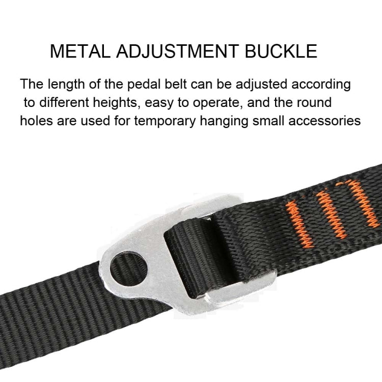XINDA  Rock Climb Mountaineering Equipment Polyester Climbing Foot Padel Belt Ascending Device Band, 80-133cm