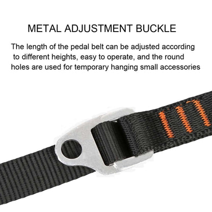 XINDA  Rock Climb Mountaineering Equipment Polyester Climbing Foot Padel Belt Ascending Device Band, 80-133cm