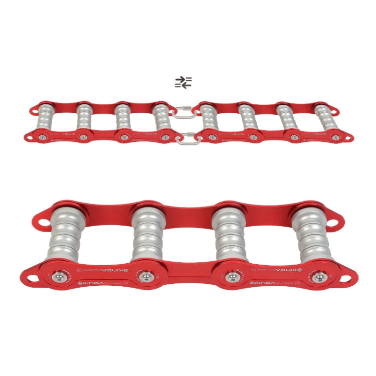XINDA  Rope Protector Rope Corner Cover Rock Climbing Protect Equipment,Spec:, Four-wheel Ropeway, Single Wheel Ropeway