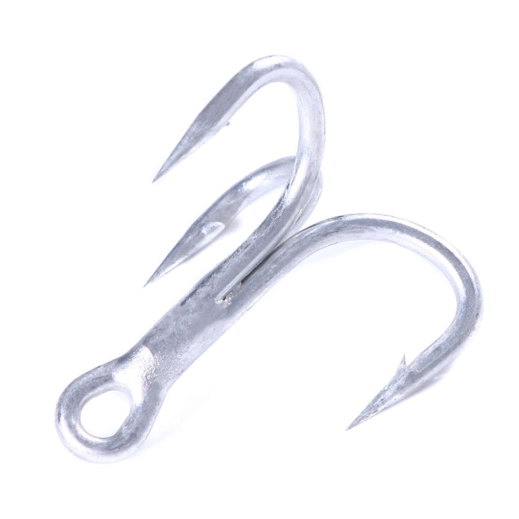 HENGJIA FH061 10pcs Three-jaw Treble Blood Groove Hooks, 1, 2, 4, 6