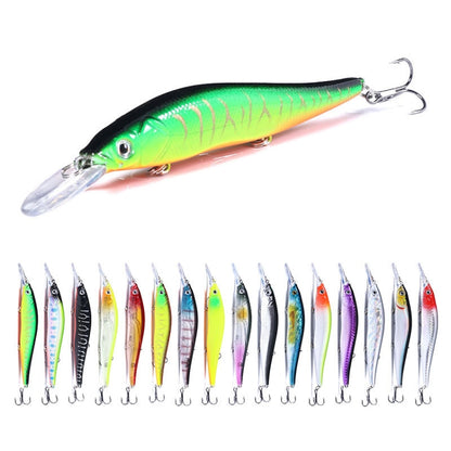 HENGJIA MI135 13.5cm 15.6g Sea Fishing Long-casting Floating Minnow Bionic Lures, MI135 (6), MI135 (7), MI135 (8), MI135 (9), MI135 (10), MI135 (11), MI135 (1), MI135 (12), MI135 (2), MI135 (13), MI135 (3), MI135 (14), MI135 (4), MI135 (15), MI135 (5)...