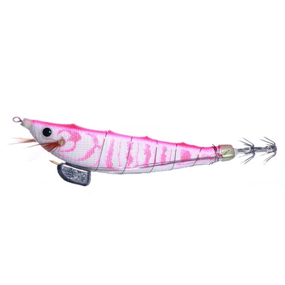 HENGJIA SJ033 Luminous Steel Wire Banana Shrimp Fake Bait, SJ033 (Light Purple), SJ033 (Light Pink), SJ033 (Blue Back Pink Pattern), SJ033 (Yellow Body Red Dot), SJ033 (Red Head Green Tail), SJ033 (Red Head White Tail), SJ033 (Red Head Light Green Tail...