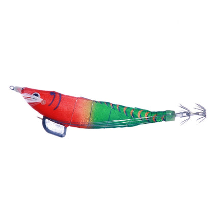 HENGJIA SJ033 Luminous Steel Wire Banana Shrimp Fake Bait, SJ033 (Red Head Light Green Tail), SJ033 (Colorful Stripe), SJ033 (Corn Pattern), SJ033 (Light Purple), SJ033 (Light Pink), SJ033 (Blue Back Pink Pattern), SJ033 (Yellow Body Red Dot)...