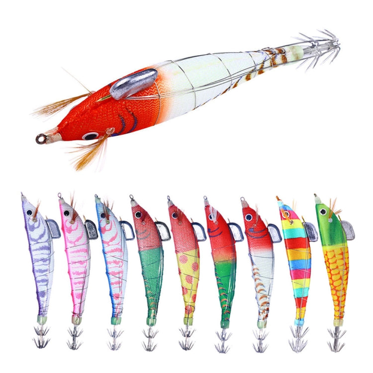 HENGJIA SJ033 Luminous Steel Wire Banana Shrimp Fake Bait, SJ033 (Red Head Light Green Tail), SJ033 (Colorful Stripe), SJ033 (Corn Pattern), SJ033 (Light Purple), SJ033 (Light Pink), SJ033 (Blue Back Pink Pattern), SJ033 (Yellow Body Red Dot)...