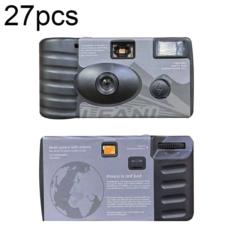 Retro Film Camera Waterproof Cartoon Decorative Stickers without Camera, 27pcs Click, 27pcs LFANI, 27pcs Illustration, 27pcs Happy Day, 27pcs Holidays, 18pcs Sking, 27pcs Friend, 27pcs New Year, 18pcs Red Good Luck, 18pcs Green Good Luck