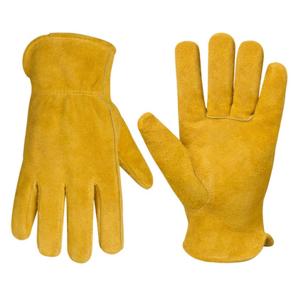 A2421 Cowhide High Temperature Welding Gloves Insulated Aluminum Foil Anti-Heat Gloves, A2421 M, A2421 L, A2421 XL