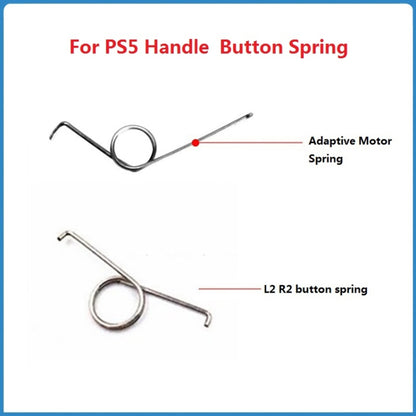 For PS5 Controller 50pcs Replacement Buttons Metal Springs ,Spec:, L2 R2 Springs, Motor Springs