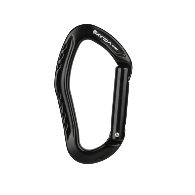 XINDA  22KN Rock Climbing  Straight Quickdraw Spring-loaded Gate Buckle Aluminum Carabiner, XD-8126 (Blue), XD-8126 (Black), XD-8126 (Red), XD-8126 (Orange), XD-8126 (Silver)