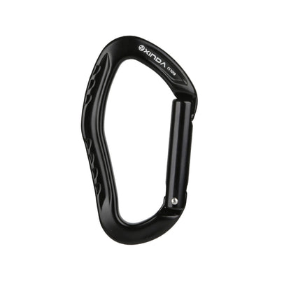 XINDA  22KN Rock Climbing  Straight Quickdraw Spring-loaded Gate Buckle Aluminum Carabiner, XD-8126 (Blue), XD-8126 (Black), XD-8126 (Red), XD-8126 (Orange), XD-8126 (Silver)