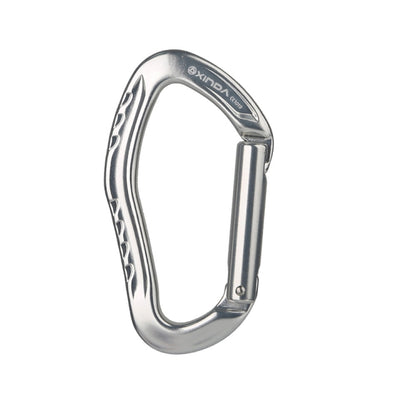 XINDA  22KN Rock Climbing  Straight Quickdraw Spring-loaded Gate Buckle Aluminum Carabiner, XD-8126 (Blue), XD-8126 (Black), XD-8126 (Red), XD-8126 (Orange), XD-8126 (Silver)