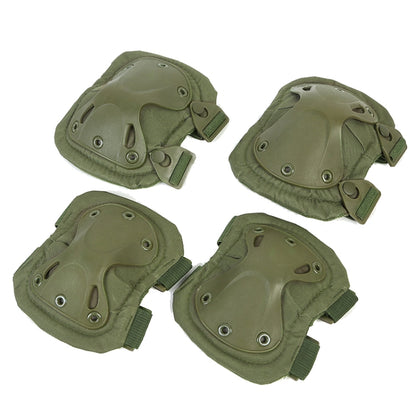 4pcs/set  Sports Knee and Elbow Pads Outdoor Sport Safety Gear Drop