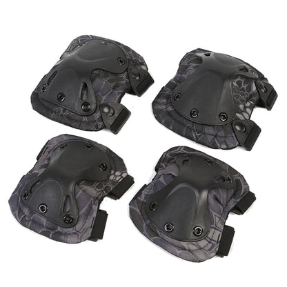 4pcs/set  Sports Knee and Elbow Pads Outdoor Sport Safety Gear Drop