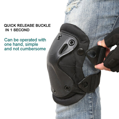 4pcs/set  Sports Knee and Elbow Pads Outdoor Sport Safety Gear Drop