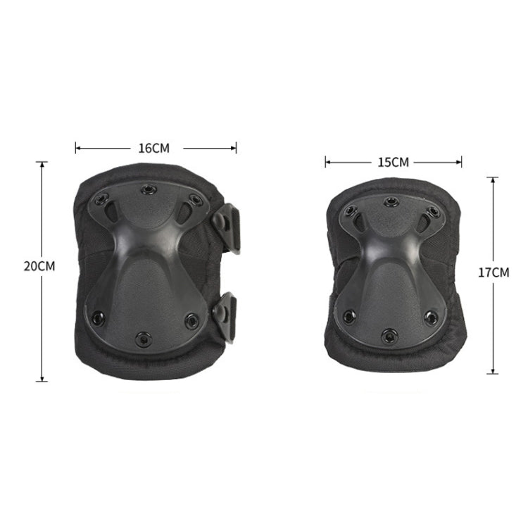 4pcs/set  Sports Knee and Elbow Pads Outdoor Sport Safety Gear Drop