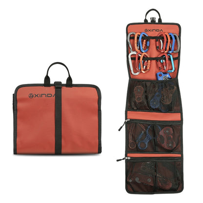 XINDA 320T Nylon Bag Waterproof Wear-resistant Quickdraws Climbing Tool Equipment Storage Bag, Climbing Tool Bag