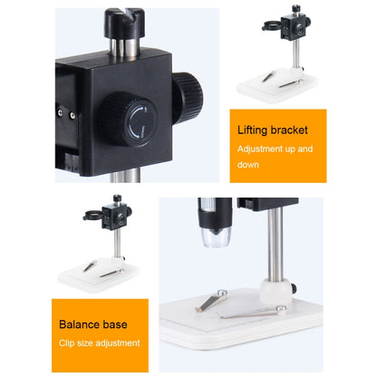 DM3 4.3-Inch Screen LED Light HD Portable Electronic Digital Microscope, Plastic, Metal