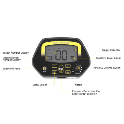 3.1 inch LCD Underground Metal Detector, MD4060