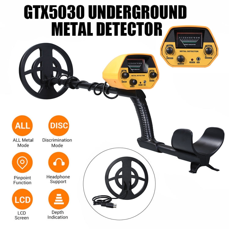 GTX5030 Underground Metal Detector, GTX5030 Yellow