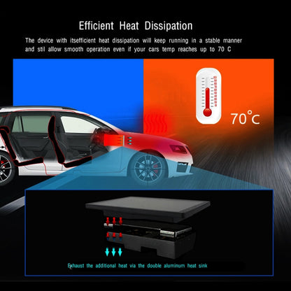 Dual-Spindle Universal Central Control Screen Car Navigator Reversing Video Player, A3012 9 Inch Android Navigation CarPlay 1+32G