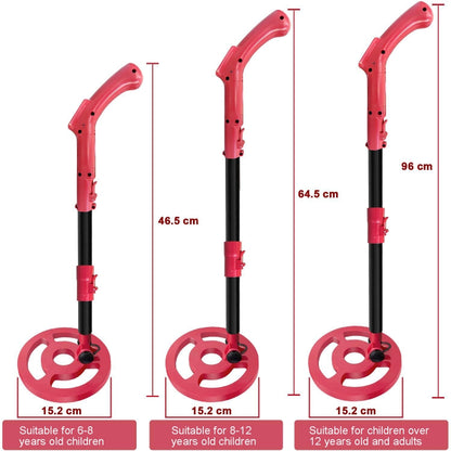 Goint MD3006 Metal Detector Outdoor Treasure Hunter Toys Children Science Detector, MD3006 (Red), MD3006 (Light Green)