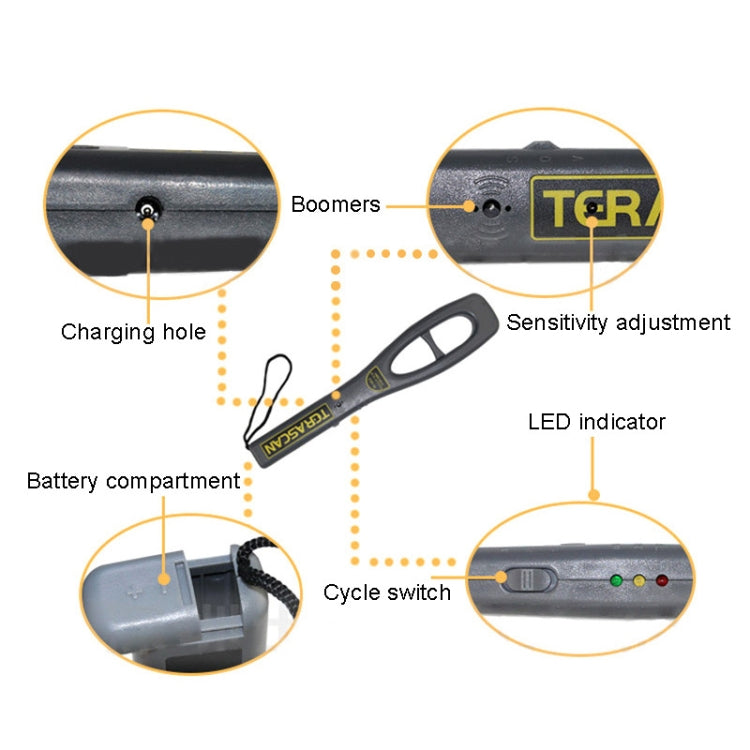ESH-10 Handheld Metal Detector Product Security Detection Detector, ESH-10