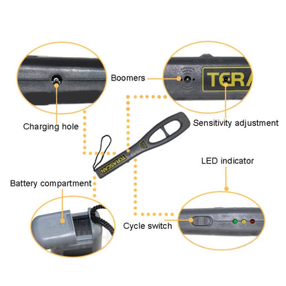 ESH-10 Handheld Metal Detector Product Security Detection Detector, ESH-10