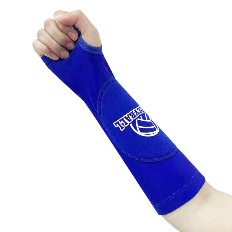 1pair Volleyball Arm Sleeves Passing Forearm Guard with Protection Pad and Thumbhole, Youth Style Black, Youth Style Gem Blue, Youth Style White, Adult Black, Adult Gem Blue, Adult White