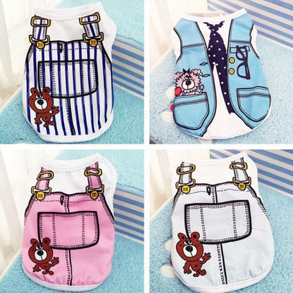 2pcs Pet Mesh Breathable Vest Spring Summer Clothes for Dogs & Cats, XS, S, M, L, XL, XXL