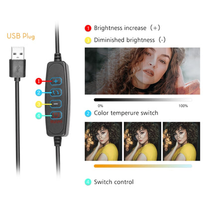 8 Inch 3200-5500K Three-color Temperature Photography Flat-panel Live Fill Light,Spec:, Small Tripod, 30cm Bracket, 42cm Bracket, 0.5m Bracket, 0.5m Bracket +Bluetooth RC, 2.1m Bracket, 2.1m Bracket+Bluetooth RC