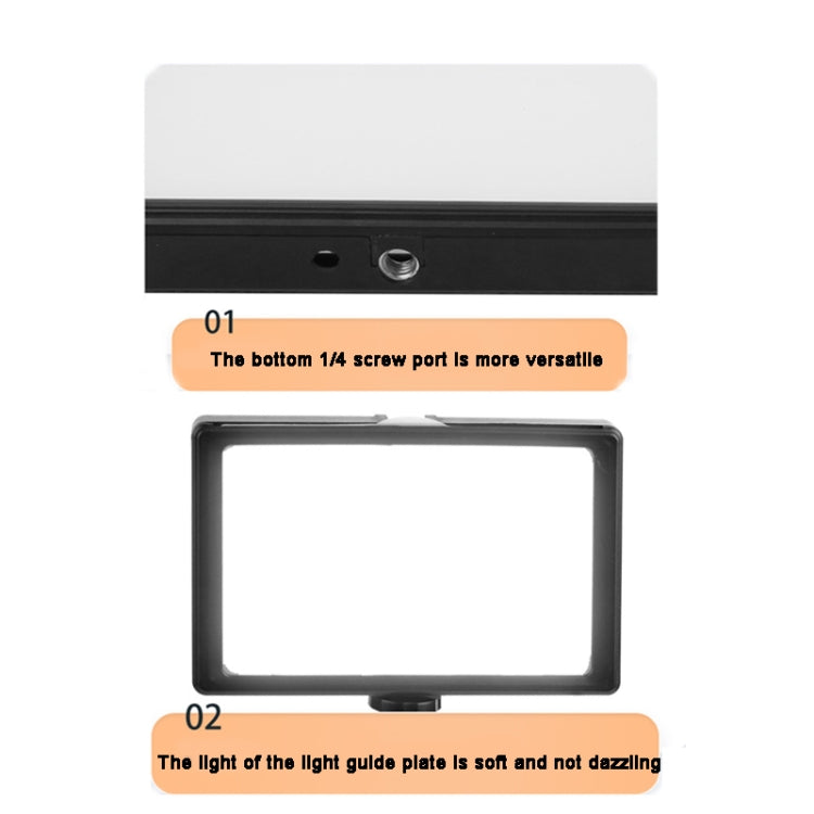 8 Inch 3200-5500K Three-color Temperature Photography Flat-panel Live Fill Light,Spec:, Small Tripod, 30cm Bracket, 42cm Bracket, 0.5m Bracket, 0.5m Bracket +Bluetooth RC, 2.1m Bracket, 2.1m Bracket+Bluetooth RC