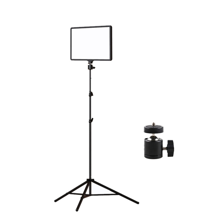 10 Inch 3000-6500K Three-color Temperature Photography Flat-panel Live Fill Light,Spec:, Only Light, 30cm Bracket, 42CM Bracket, 0.5m Bracket, 2.1m Bracket, 2.1m Bracket+Clip, Small Tripod