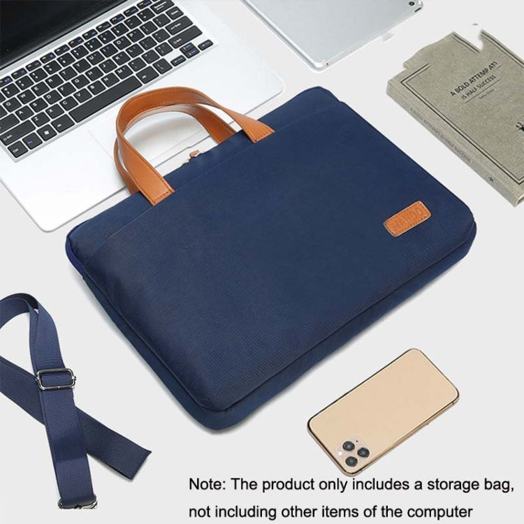 For MacBook 13.3-14 Inches MAHOO 10188 Ultra-Thin Hand Computer Bag Messenger Laptop Bag, Khaki, Dark Blue, Gray, Gray+Gray PU Power Bag, Dark Blue+Black PU Power Bag, Khaki+Gray PU Power Bag, Gray+Gray Mouse Pad, Dark Blue+Black Mouse Pad...