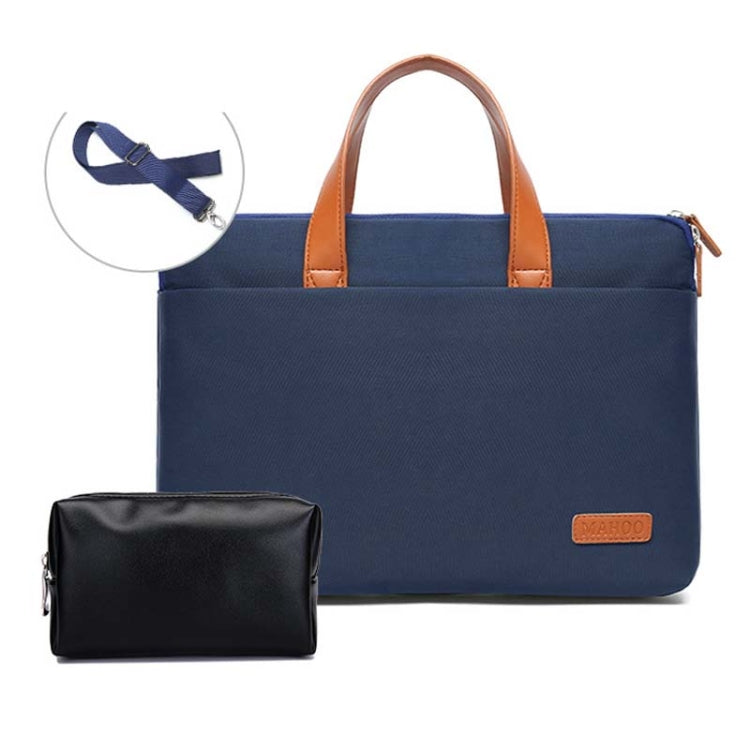 For MacBook 13.3-14 Inches MAHOO 10188 Ultra-Thin Hand Computer Bag Messenger Laptop Bag, Khaki, Dark Blue, Gray, Gray+Gray PU Power Bag, Dark Blue+Black PU Power Bag, Khaki+Gray PU Power Bag, Gray+Gray Mouse Pad, Dark Blue+Black Mouse Pad...