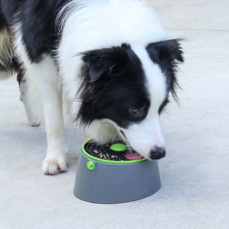 Multi-functional Card Dog Cage Licking Plate Suction Cup Dog Feeder, Bowl+Disc, Bowl+Ball