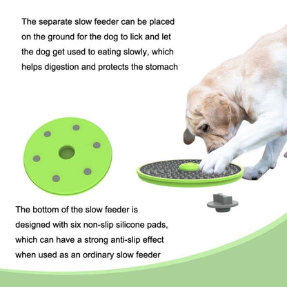Multi-functional Card Dog Cage Licking Plate Suction Cup Dog Feeder, Bowl+Disc, Bowl+Ball
