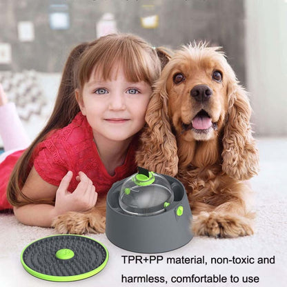 Multi-functional Card Dog Cage Licking Plate Suction Cup Dog Feeder, Bowl+Disc, Bowl+Ball