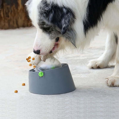 Multi-functional Card Dog Cage Licking Plate Suction Cup Dog Feeder, Bowl+Disc, Bowl+Ball