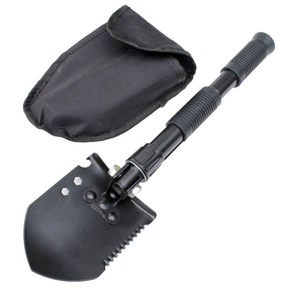 Multifunctional Thickened Double Grip Shovel Outdoor Camping Folding Shovel, Multifunctional (Black), Multifunctional (Green)