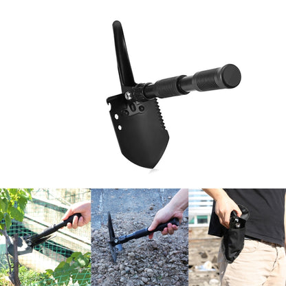 Multifunctional Thickened Double Grip Shovel Outdoor Camping Folding Shovel, Multifunctional (Black), Multifunctional (Green)