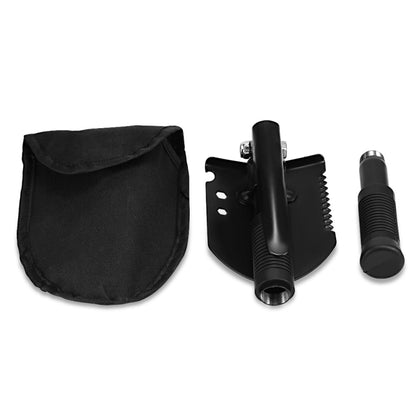 Multifunctional Thickened Double Grip Shovel Outdoor Camping Folding Shovel, Multifunctional (Black), Multifunctional (Green)