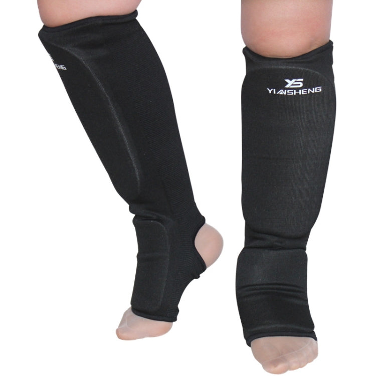 Elastic Breathable Karate Leg Guards Taekwondo EVA Board Protective Gear, S (White), M (White), L (White), XL (White), S (Black), M (Black), L (Black), XL (Black)