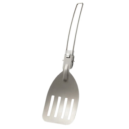 304 Stainless Steel Folding Frying Spatula Outdoor Camping Portable Tableware