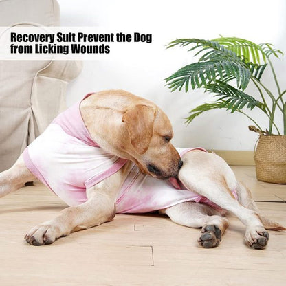 Tie-dye Dog Postoperative Clothes Easy to Put On and Take Off Pet Sterilization Clothes, XXS, S, M, L, XL, XXL, XXXL
