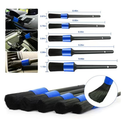 Car Wash Waterproof Gloves Wheel Hub Cleaning Brush, 30 in 1