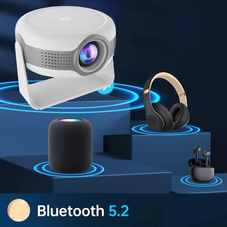 T269 Pro 1280x720P Smart Projector WiFi 6 4K Android 11 System Home Cinema, EU Plug, US Plug, UK Plug, AU Plug