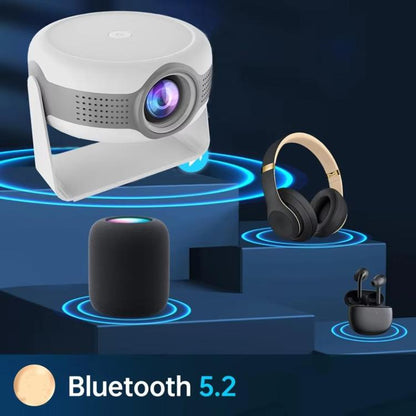 T269 Pro 1280x720P Smart Projector WiFi 6 4K Android 11 System Home Cinema, EU Plug, US Plug, UK Plug, AU Plug