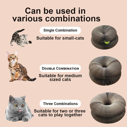 LM1012 Organ Cat Scratching Board Cat Toys With Bell, Organ Shape